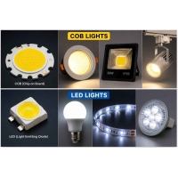 COB ライトと LED: 主な違い、明るさ、効率、どちらが優れていますか?