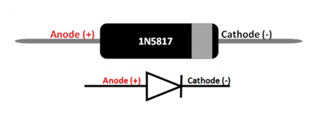 1N5817 Schottky Diode：ピンアウト、仕様、代理